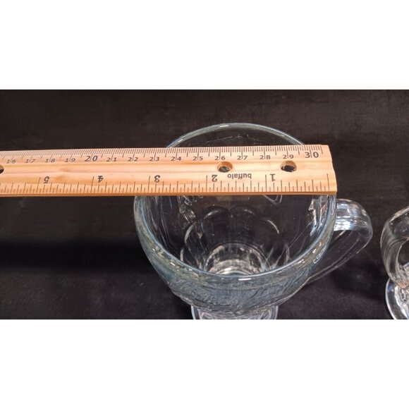 Lot Of 2 x VINTAGE LIBBEY COCA COLA DRINKING GLASSES WITH HANDLE 6.25" TALL - Picture 10 of 10